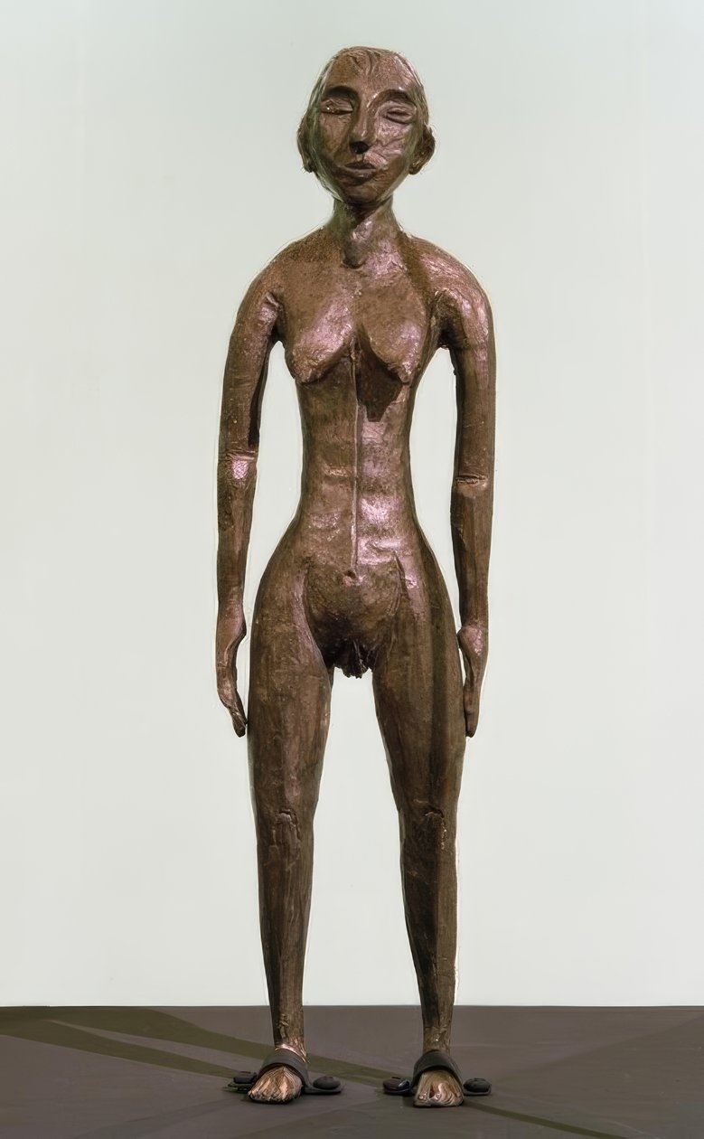 Naken kvinne, stående (stående figur) av Ernst Ludwig Kirchner