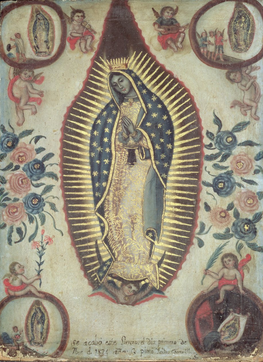 Jomfru av Guadalupe, 1824 av Escamilla Isidro