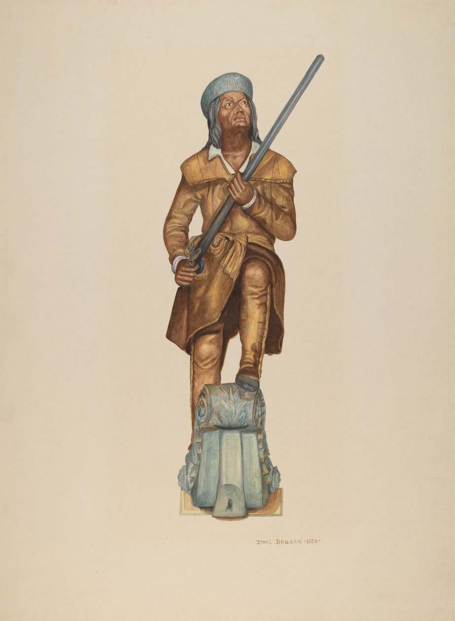 Figurhode: Davy Crockett, 1938. av Ethel Dougan
