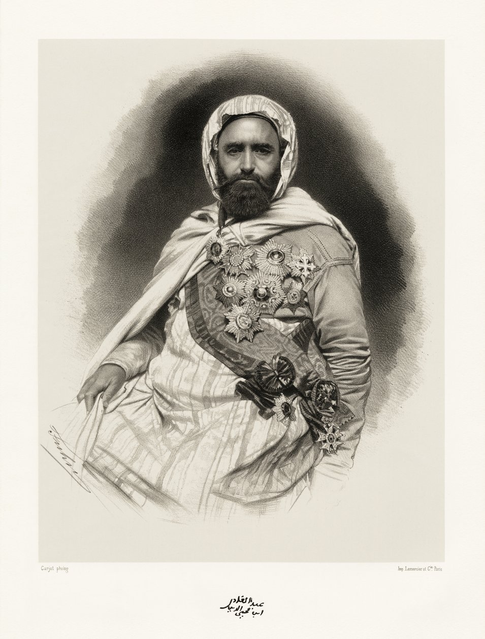 Abdelkader, 1865-66 av Etienne Carjat