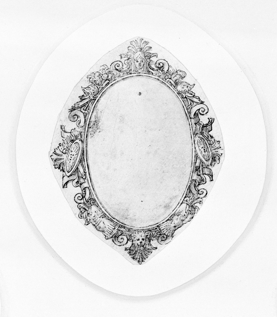 Design for en oval juvel, 1500-tallet av Etienne Delaune