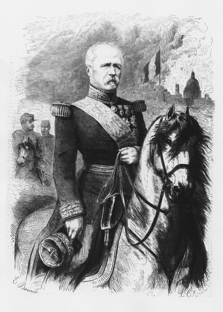 Marshall MacMahon av Etienne Gabriel Bocourt
