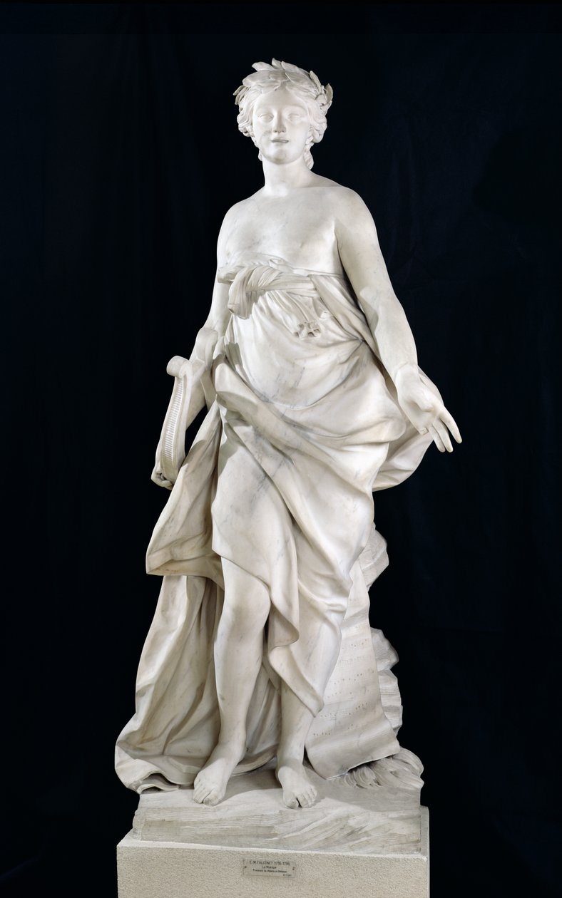 Musikk, 1757 (marmor) av Etienne Maurice Falconet