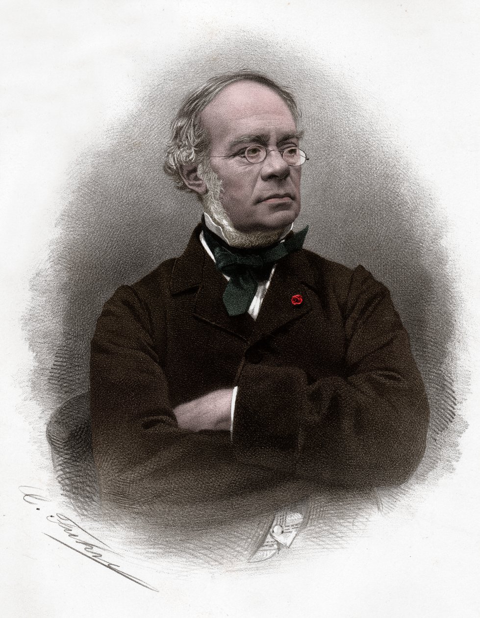 Fromental Halevy, ca. 1860-62 (gravering) av Etienne (after) Carjat