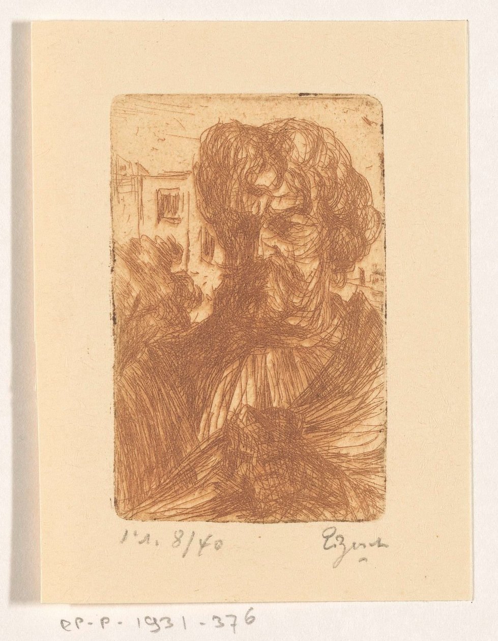 Judas (Oberammergau) av Etienne Bosch (signed by artist)
