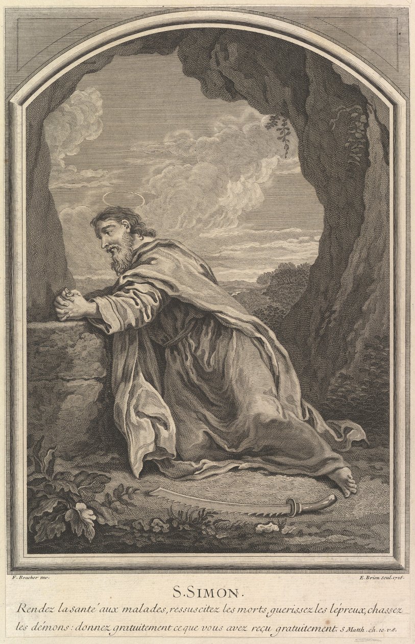 Saint-Simon, 1726. av Etienne Brion