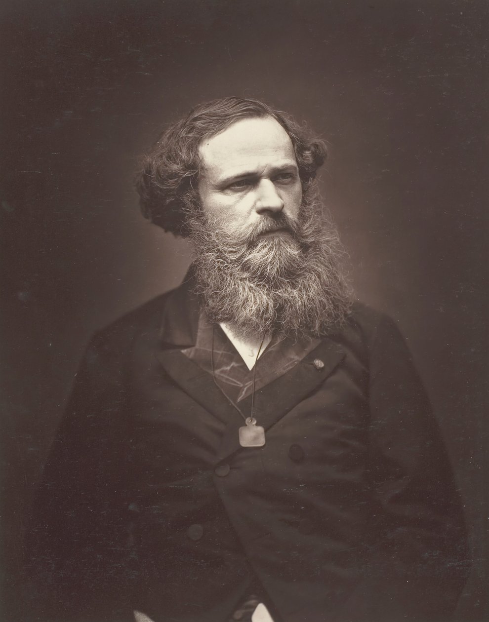 Arsene Houssaye, ca. 1876. av Etienne Carjat