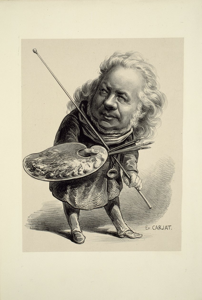 Portrett av Honoré Daumier av Etienne Carjat