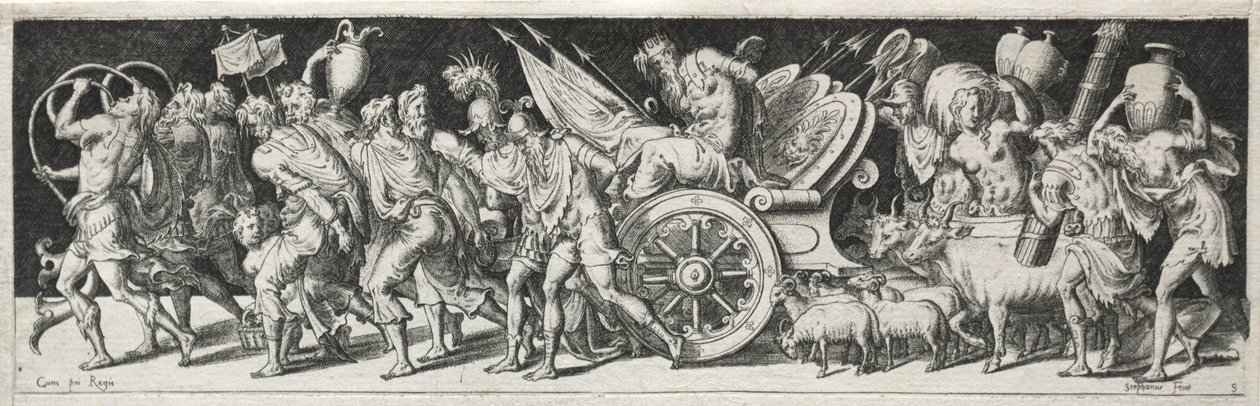 Kamper og triumfer, sannsynligvis 1560-tallet. av Etienne Delaune