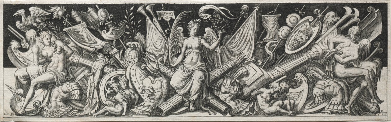 Kamper og triumfer, sannsynligvis 1560-tallet. av Etienne Delaune