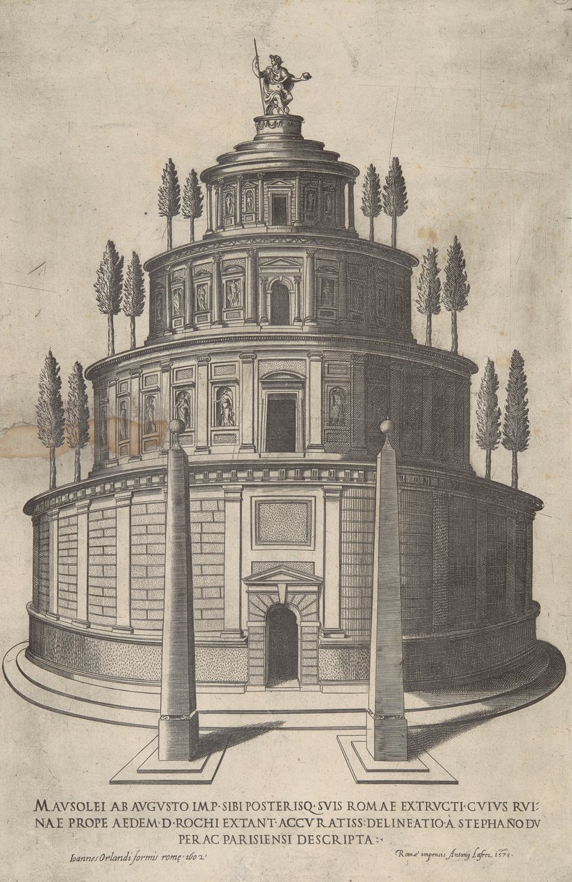 Mausoleum Ab Augusto Imp av Etienne Duperac