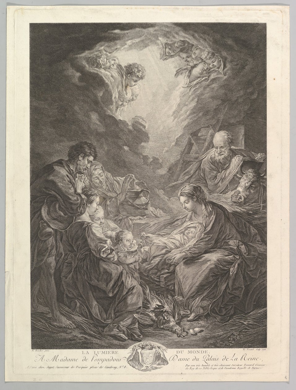 Verdens lys, 1761. av Etienne Fessard