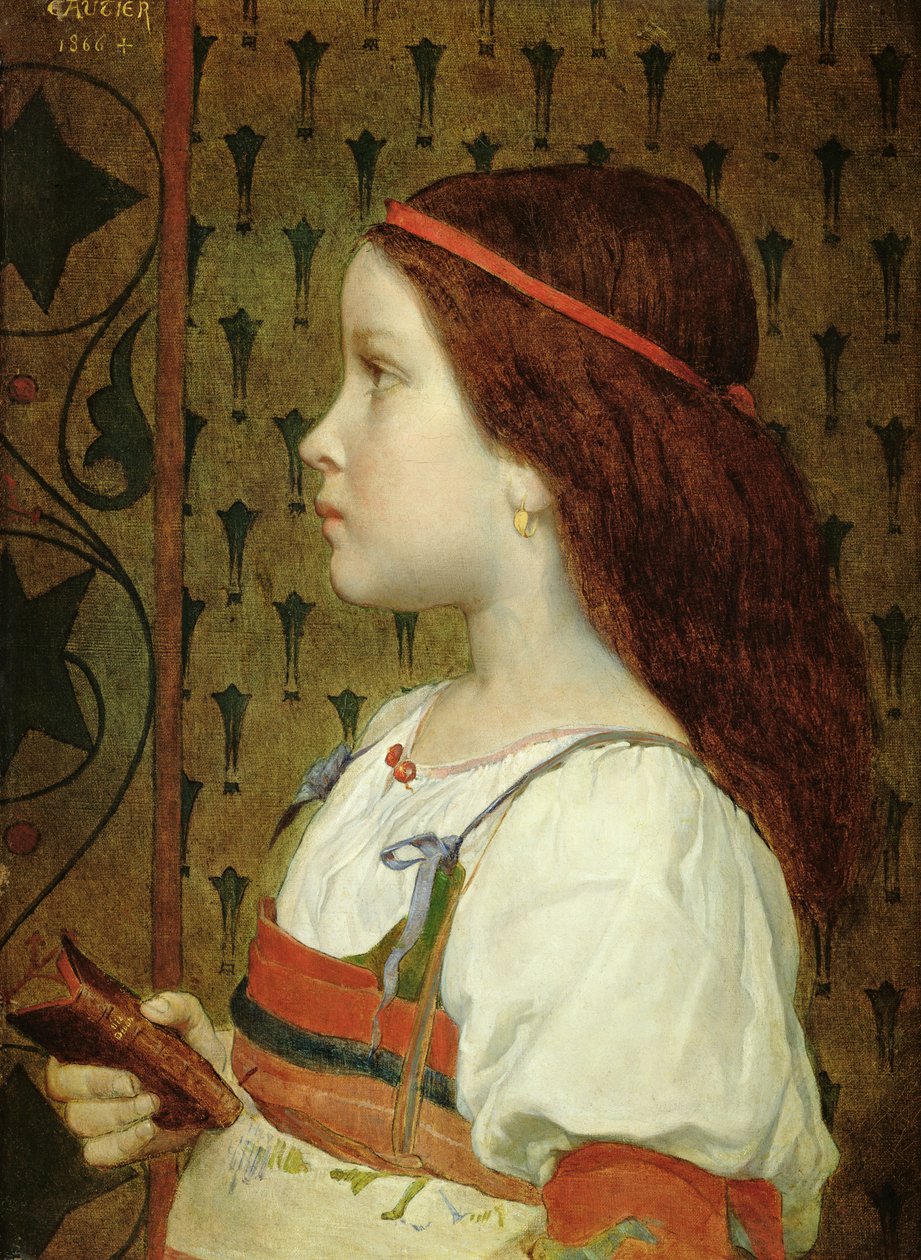 Overhode for et barn, 1866 av Etienne Gautier