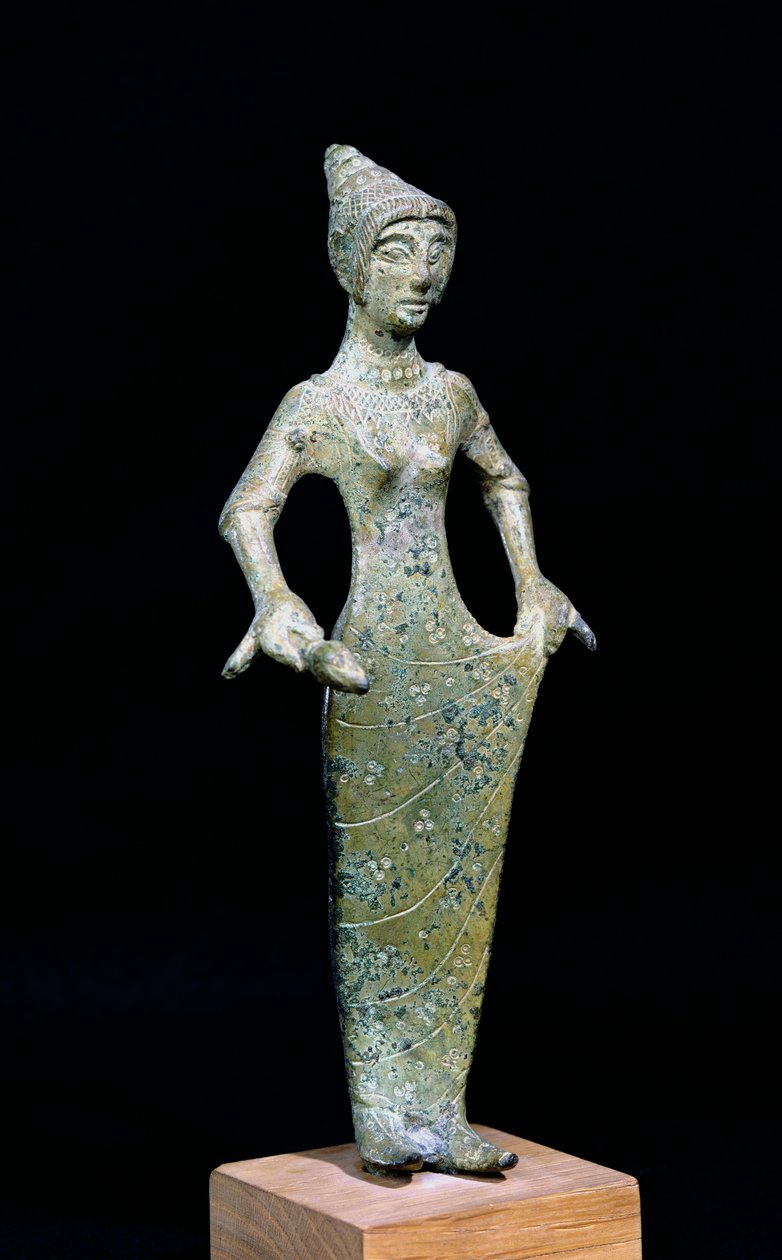 Kvinnefigur, muligens Afrodite (bronse) av Etruscan