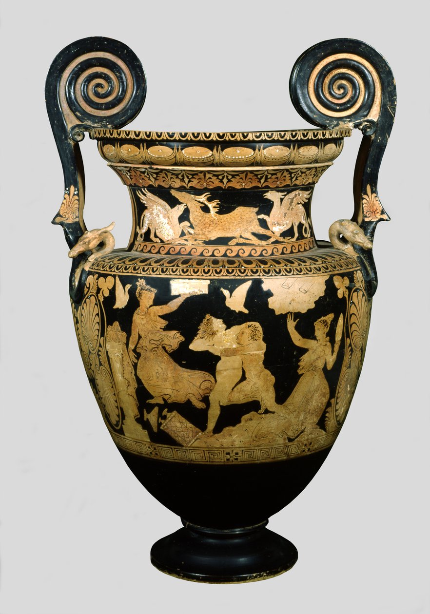 Krater of Dawn fra Falerii (keramikk) av Etruscan
