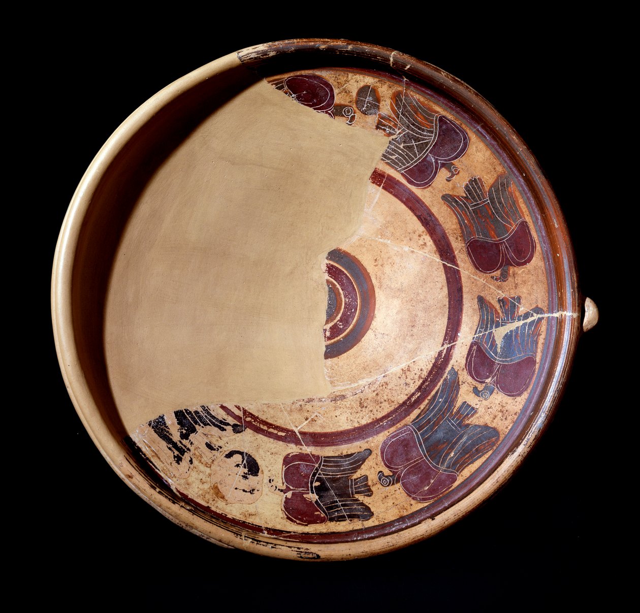 Terrakottaplate som representerer dyr, 600-590 f.Kr av Etruscan