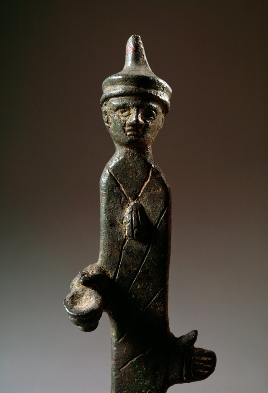 Haruspice, bronseskulptur, 3. århundre f.Kr av Etruscan Etruscan