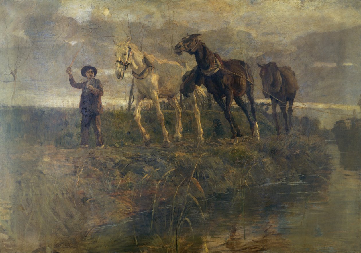 Towpath av Ettore Tito
