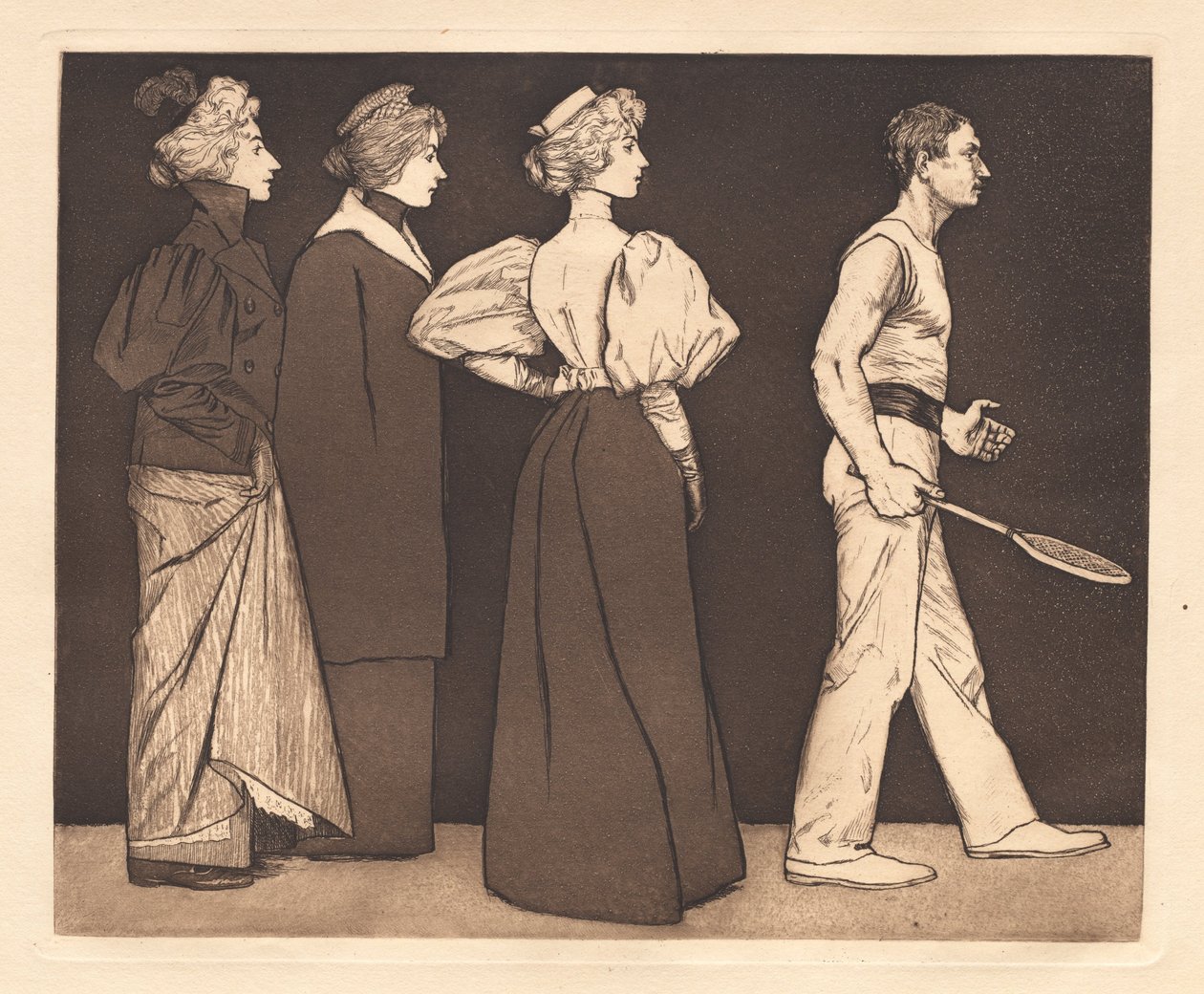 Tennisspilleren av Eugen Kirchner