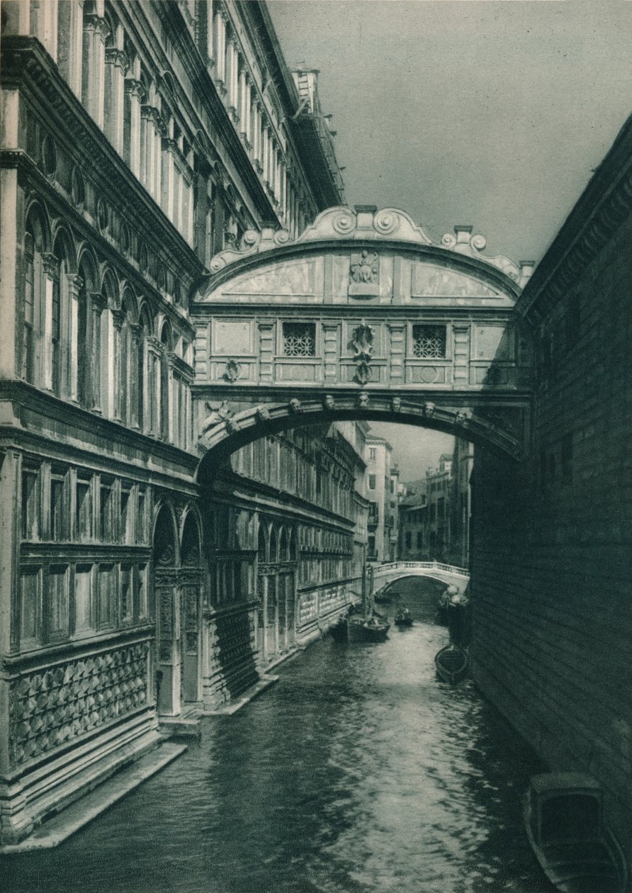 Sukkenes bro, Venezia, Italia, 1927 av Eugen Poppel