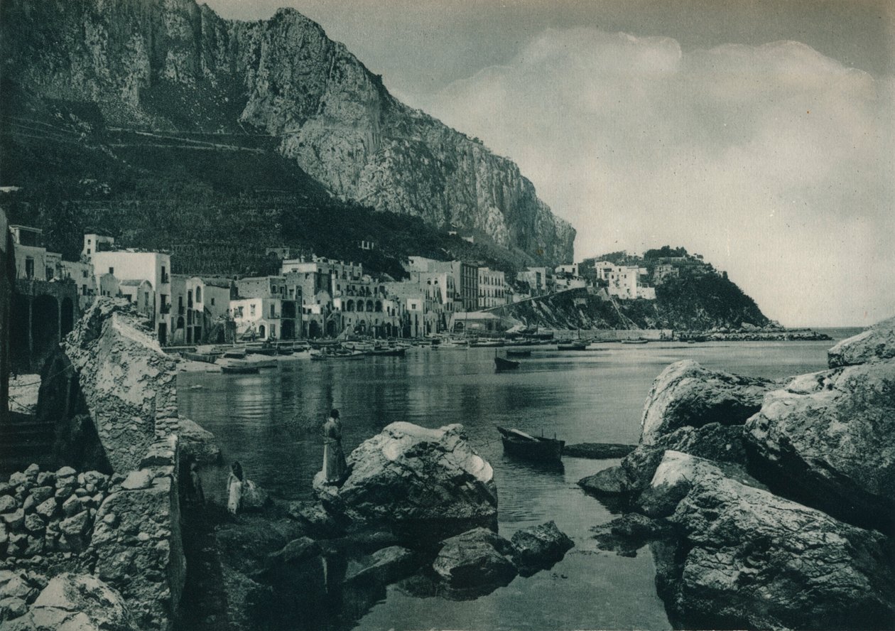 Marina Grande, Capri, Italia, 1927 av Eugen Poppel
