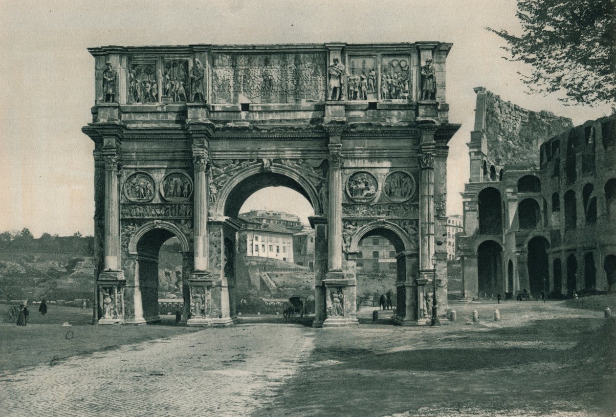 Konstantinbuen, Roma, Italia, 1927 av Eugen Poppel