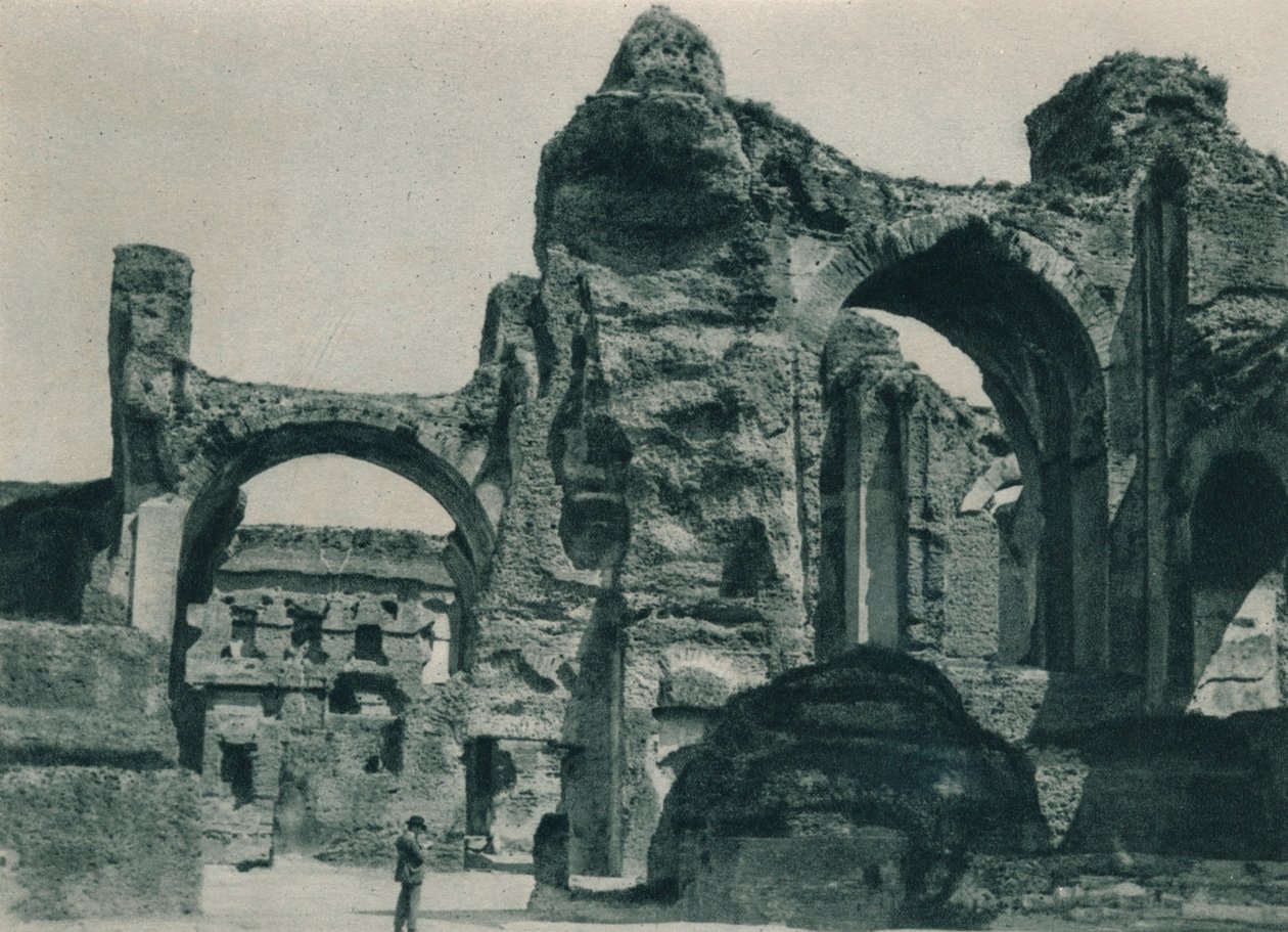 The Baths of Caracalla, Roma, Italia, 1927 av Eugen Poppel