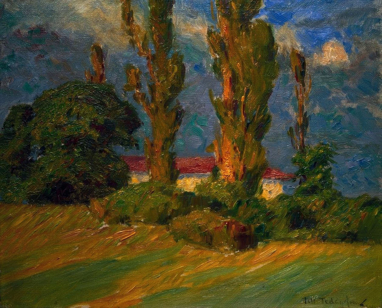 Et siste glimt av solskinn, Sketch av Eugen Prinz von Schweden