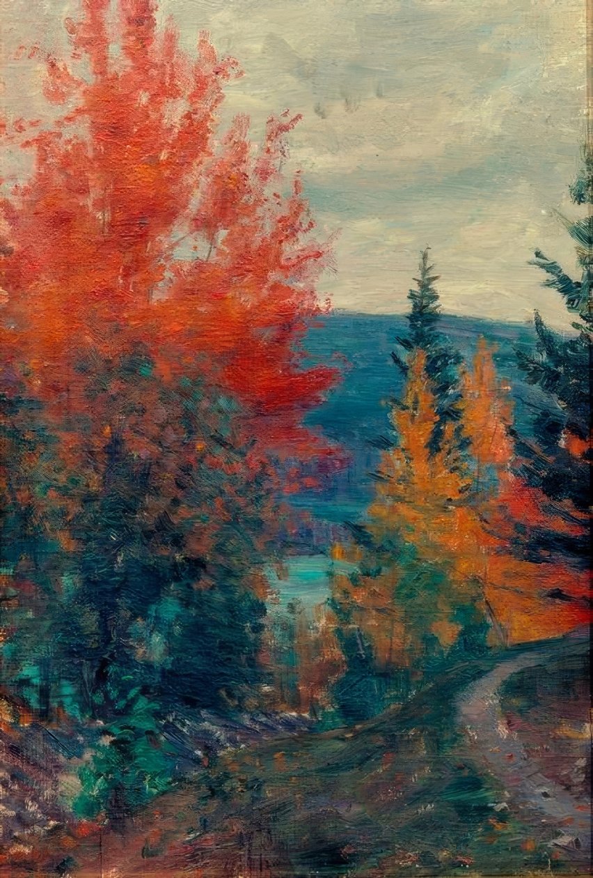 Høstfarger, Valdres av Eugen Prinz von Schweden