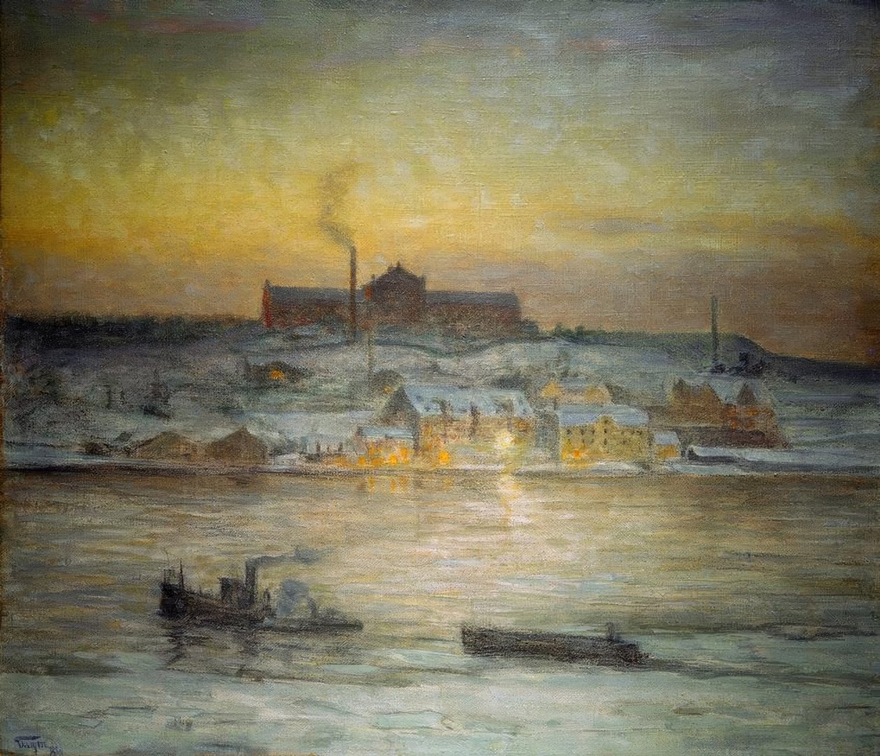 Tidlig vintermorgen av Eugen Prinz von Schweden