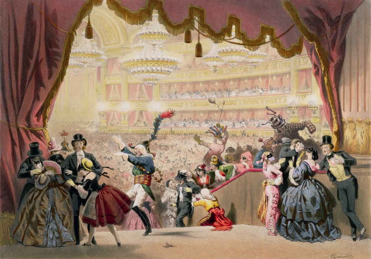 Ball i Operaen av Eugene Charles Francois Guerard
