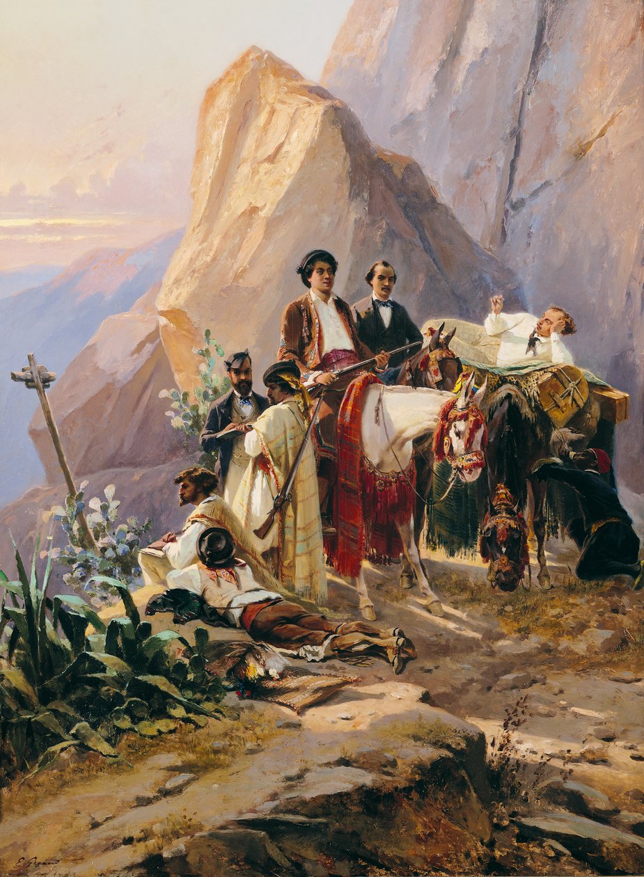 Reise fra Paris til Cadiz, 1846 av Pierre François Eugène Giraud