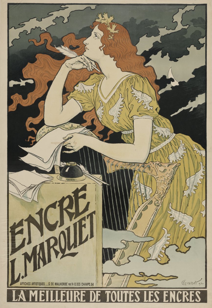 L. Marquet blekk, 1892 av Eugene Grasset