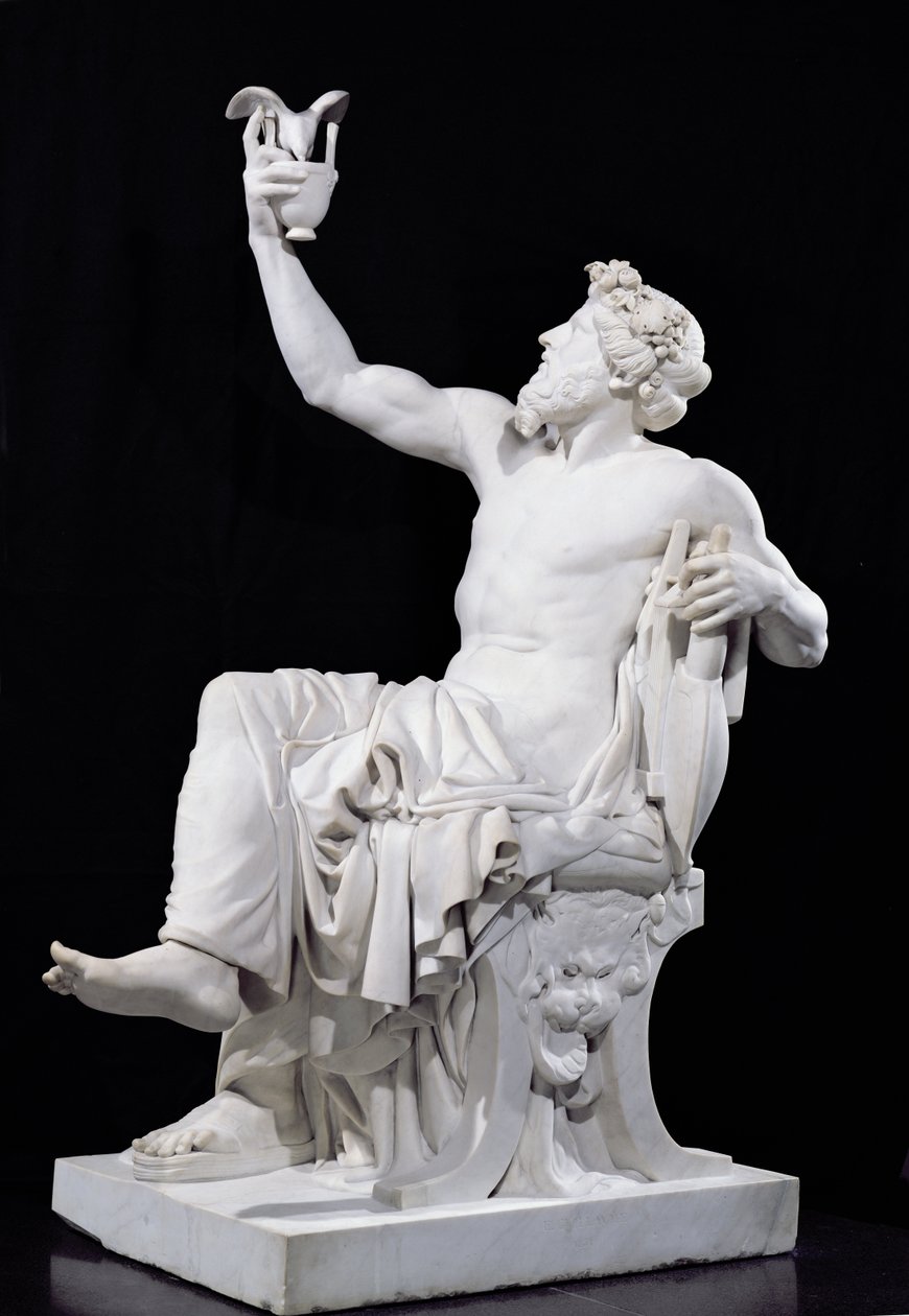 Anacreon, 1851 (marmor) av Eugene Guillaume