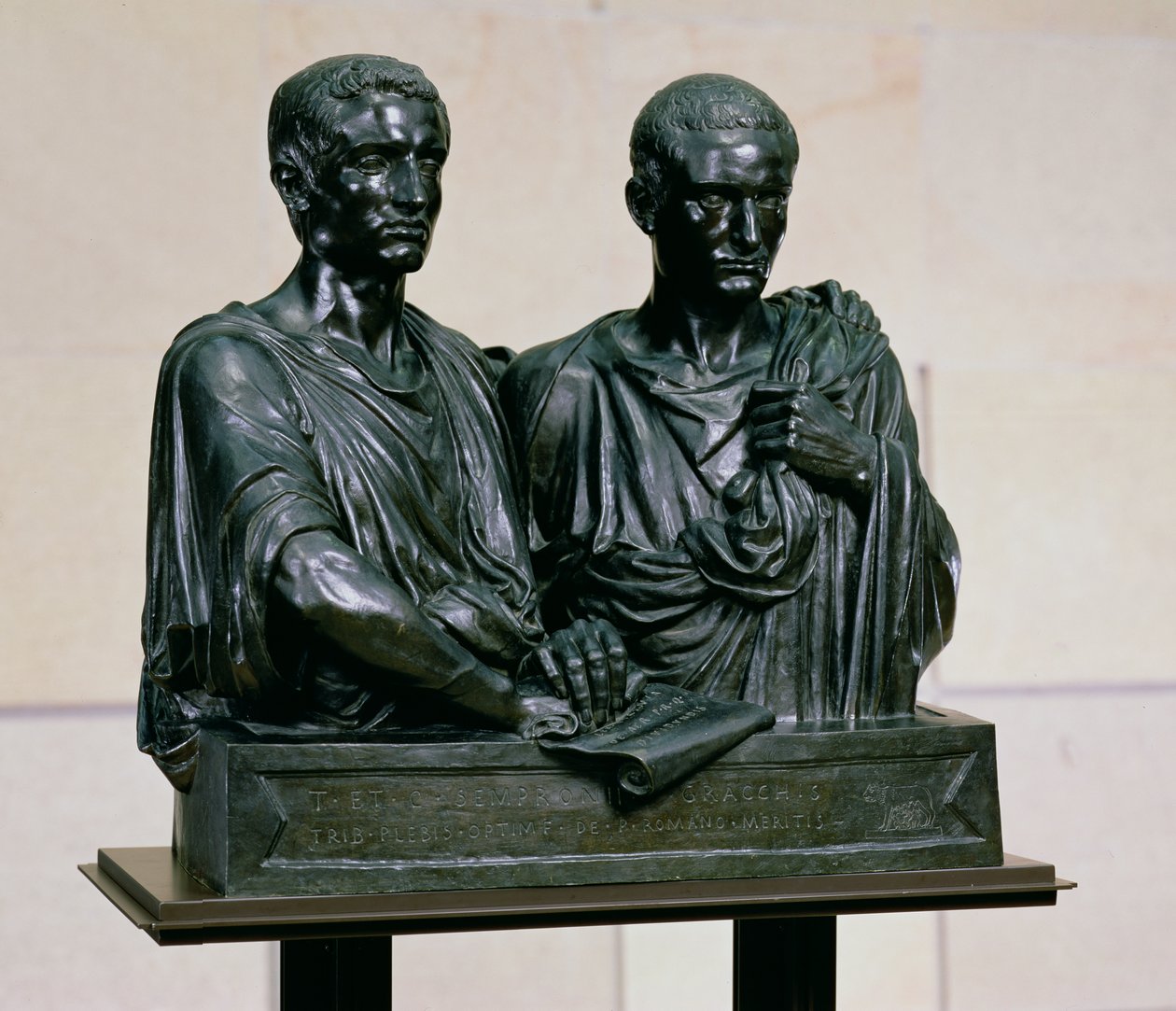 Cenotaph of the Gracchi, 1853 (bronse) av Eugene Guillaume