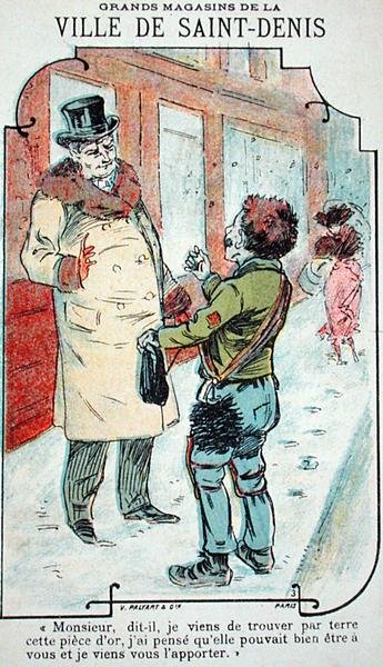 The Honest Child, ca. 1900 (farge litho) av Eugene (after) Oge