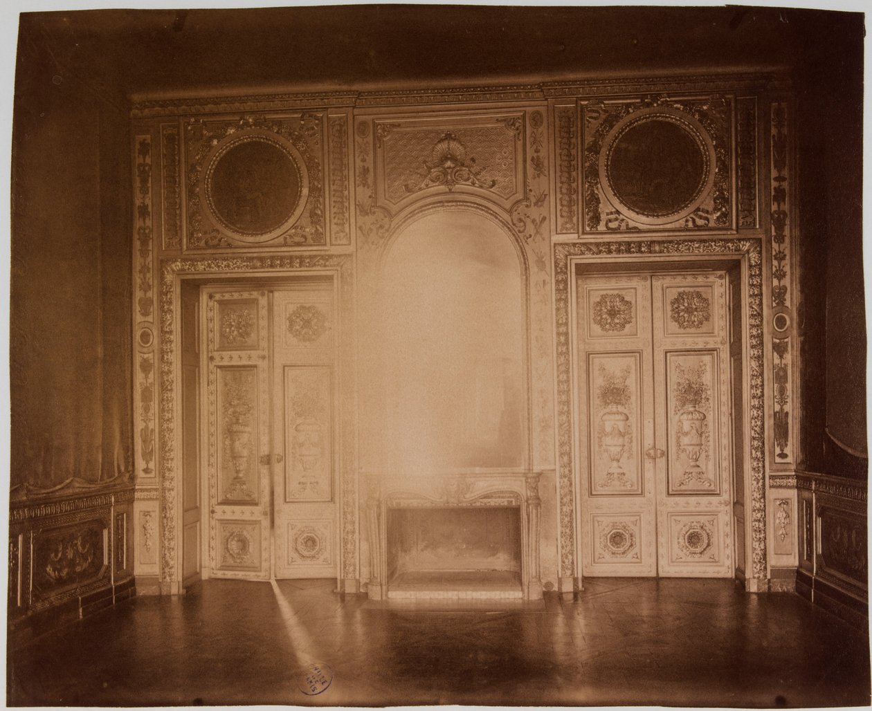 Stue, interiør av Hôtel de Lauzun av Eugène Atget