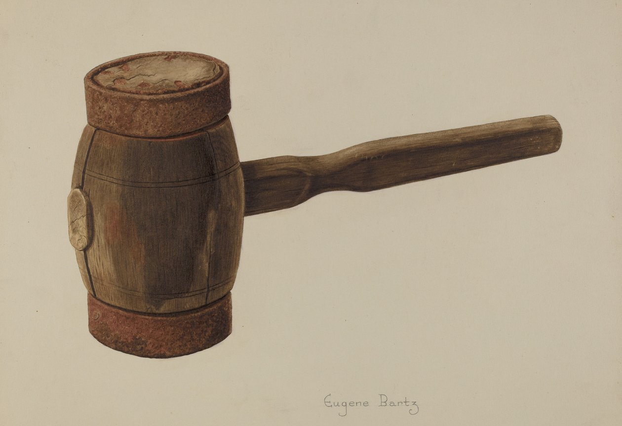 Kritende Mallet av Eugene Bartz