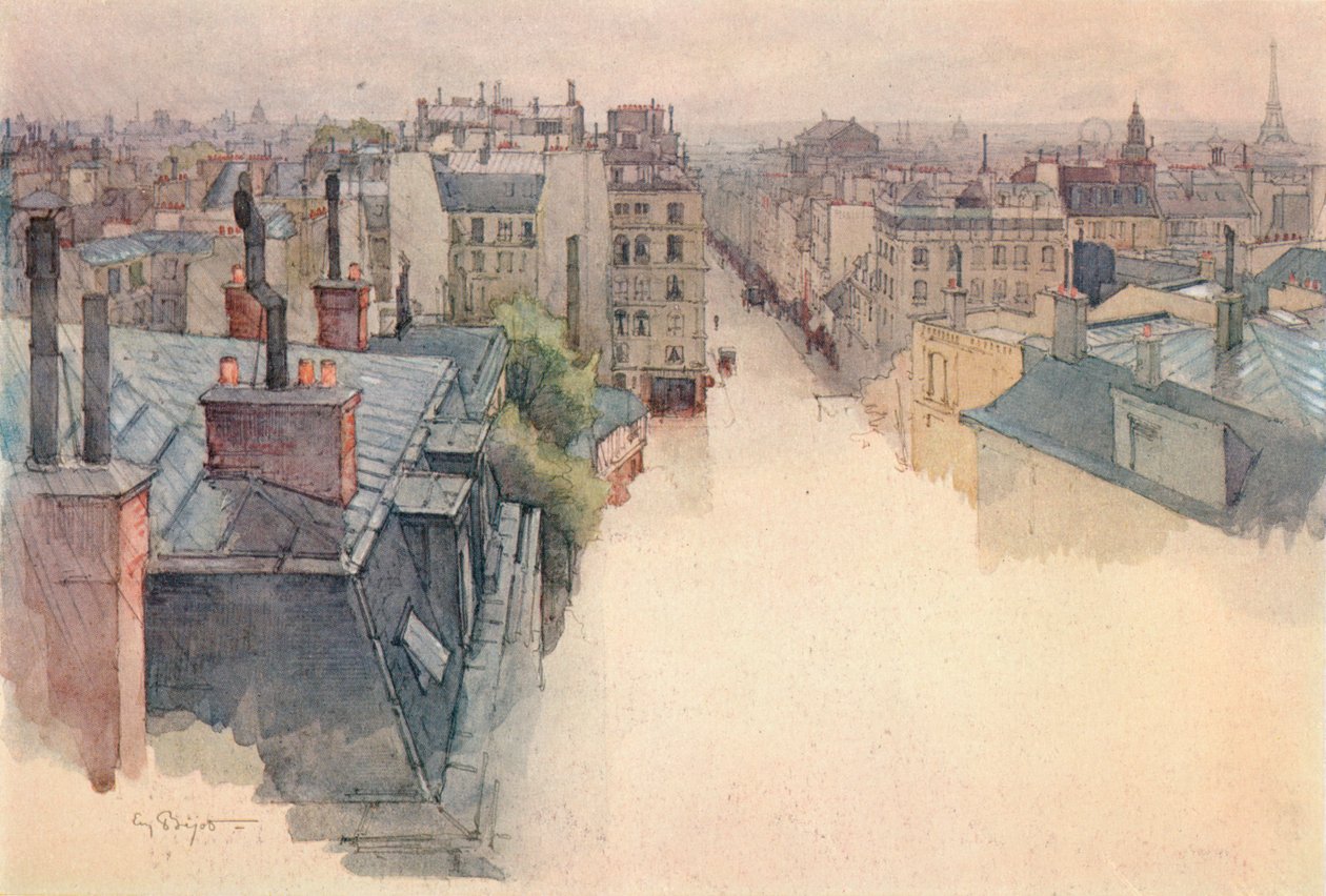 Paris sett fra Montmartre, 1915 av Eugene Bejot