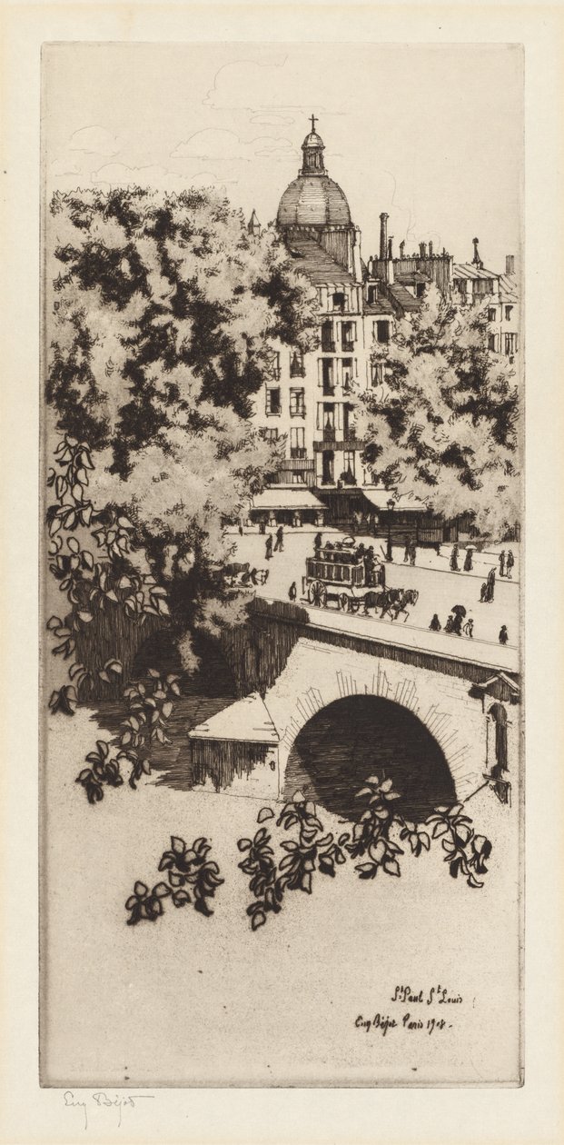 Saint-Paul-Saint-Louis, 1908. av Eugene Bejot
