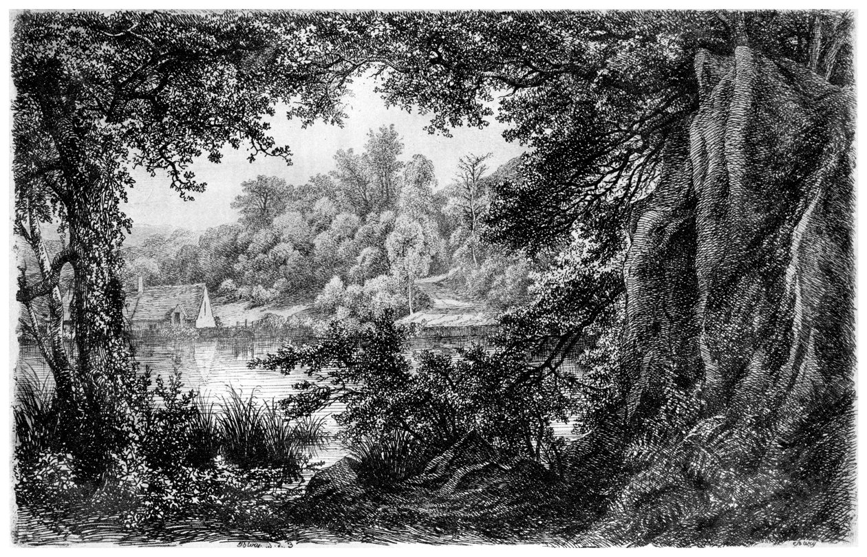 The Cottage, c1825-1885 1924 av Eugene Bléry
