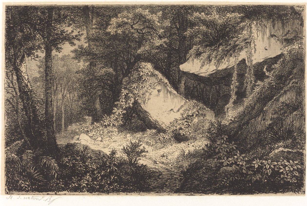 White Rocks, utgitt 1849. av Eugene Bléry
