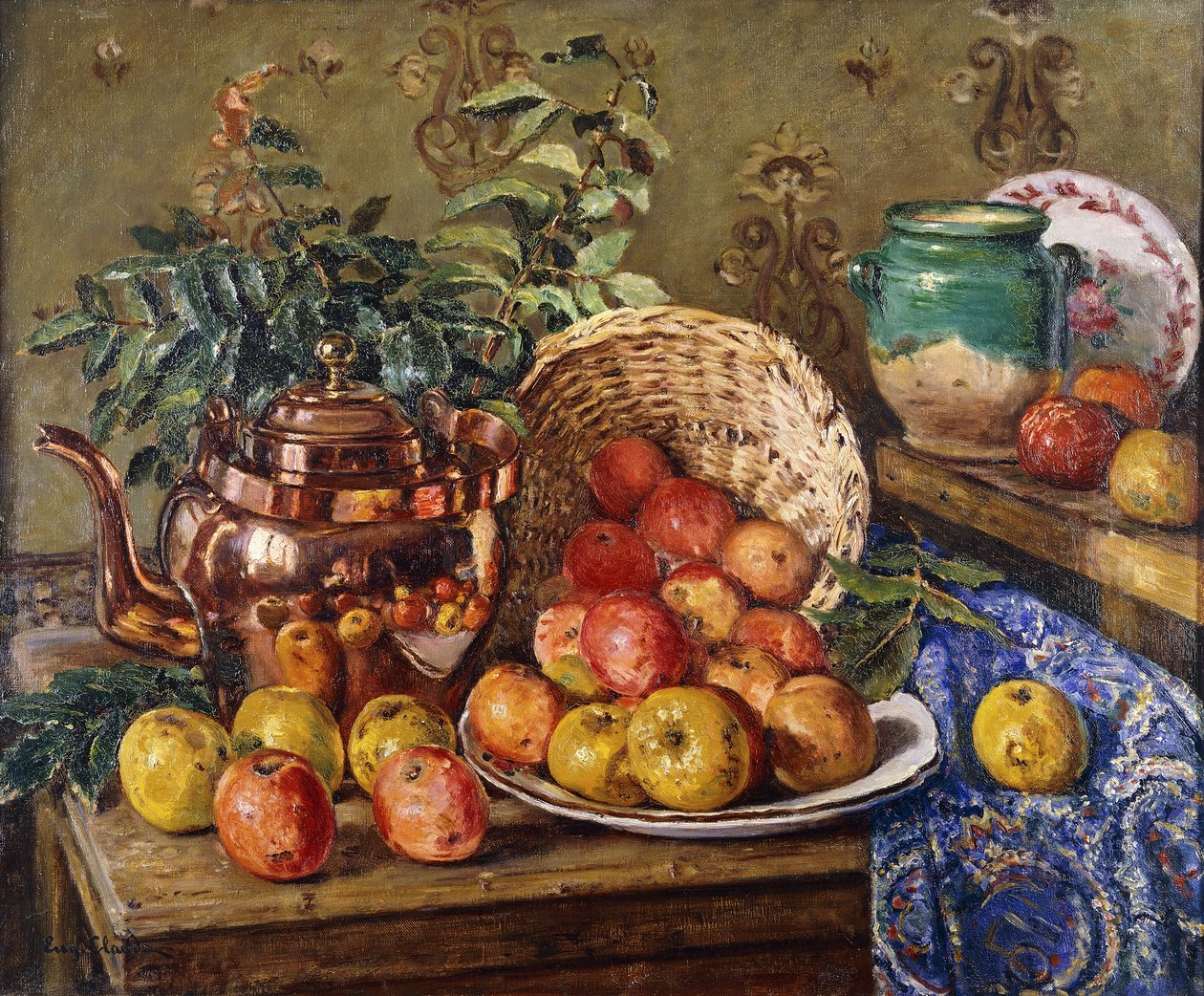 Stilleben; Nature Morte, av Eugene Claude