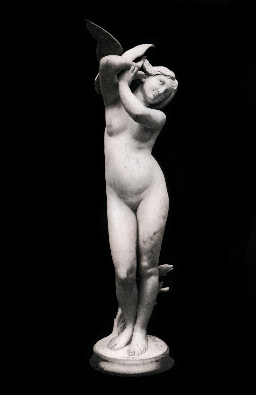 The Message of Love, 1800-tallet, 1912. av Eugene Delaplanche