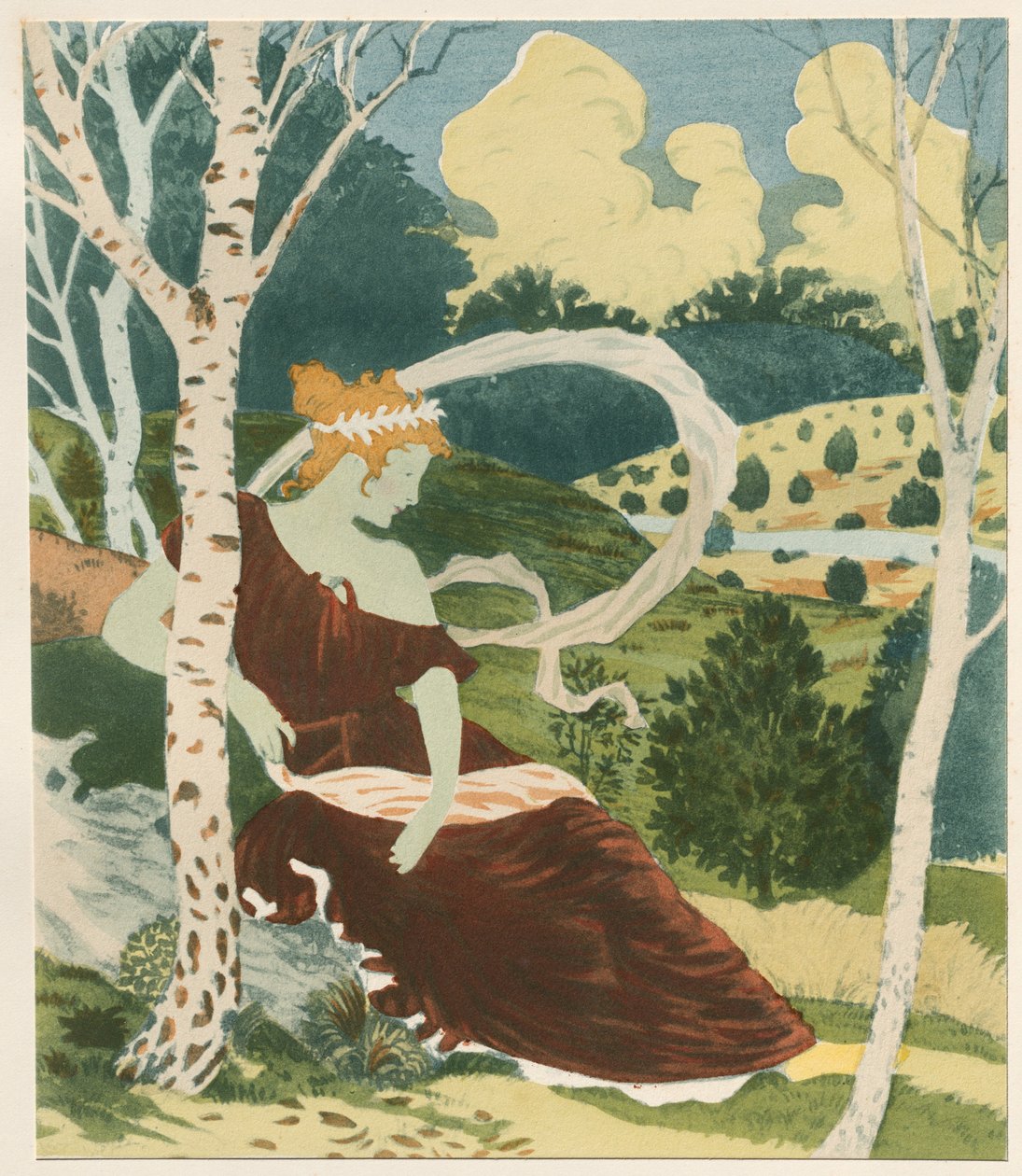 I skogen, 1899. av Eugene Grasset