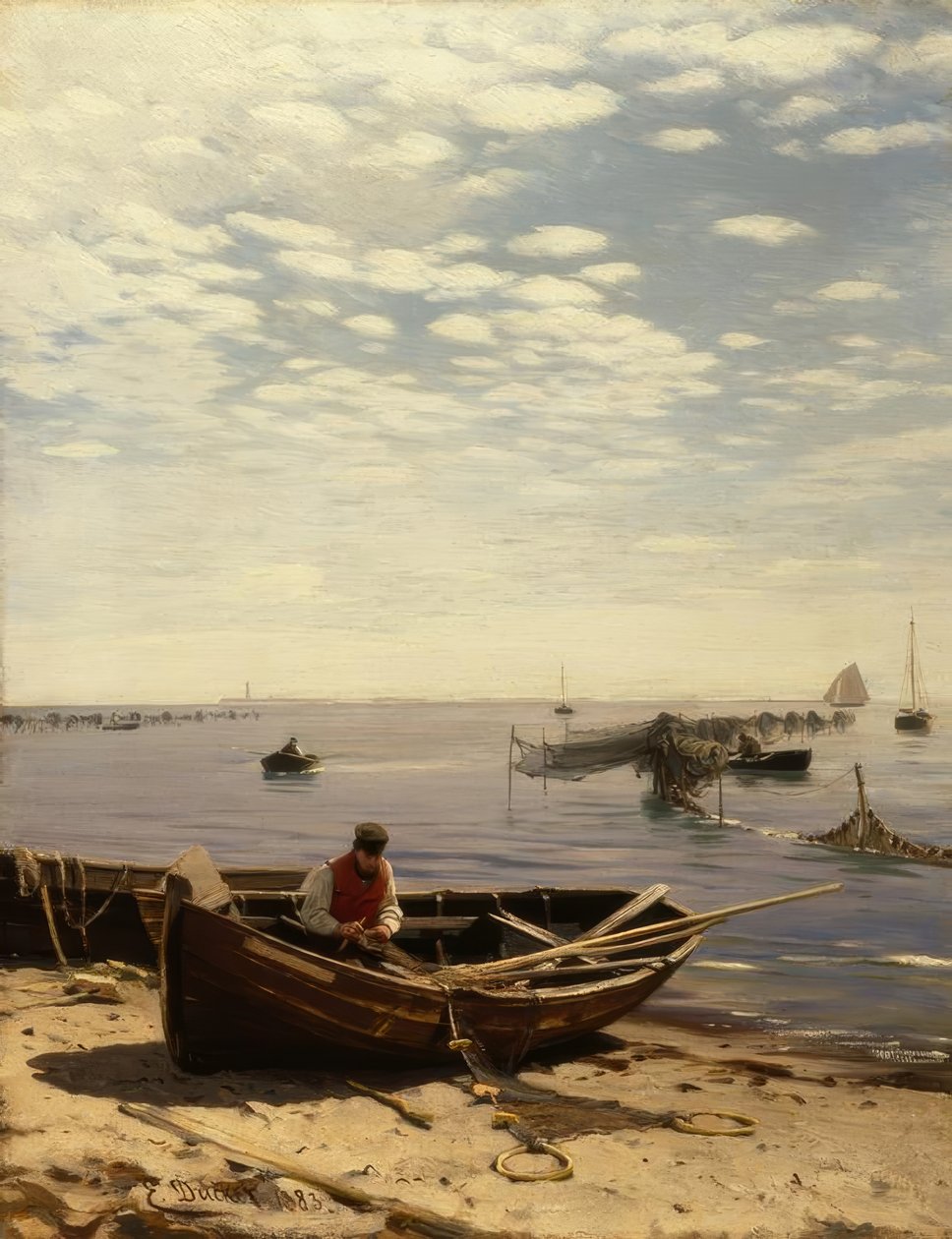 E. Dücker, strand ved Østersjøen av Eugene Gustav Dücker
