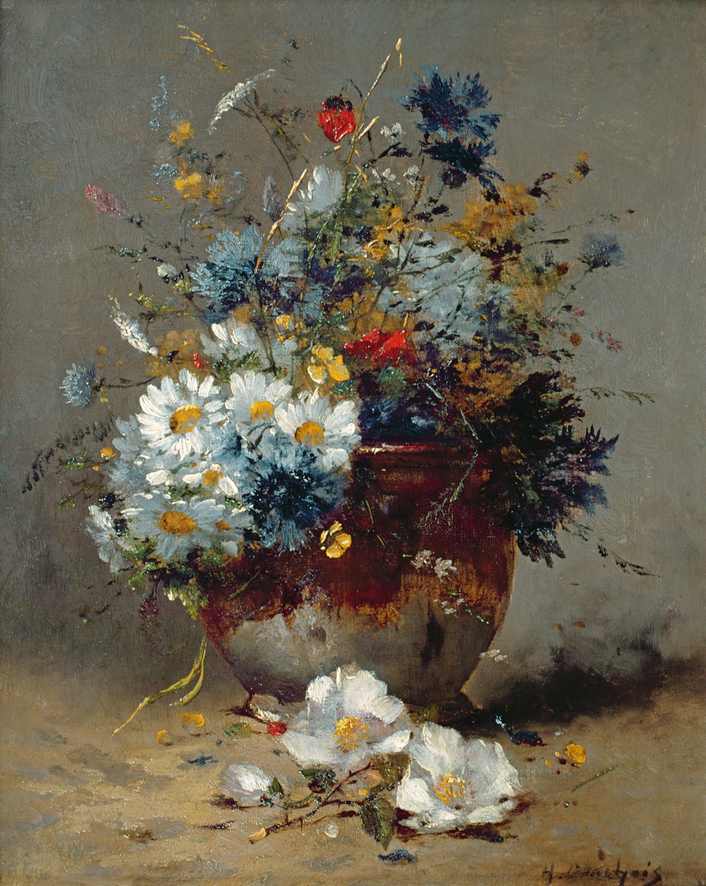 Tusenfryd og kornblomster av Eugene Henri Cauchois