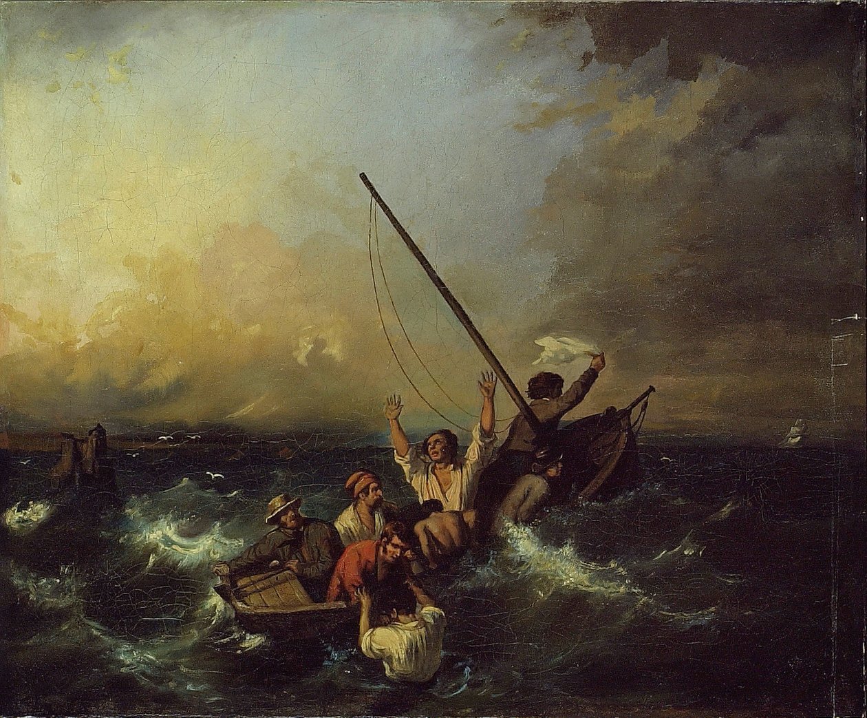 Forlis, 1800-tallet. av Eugene Isabey