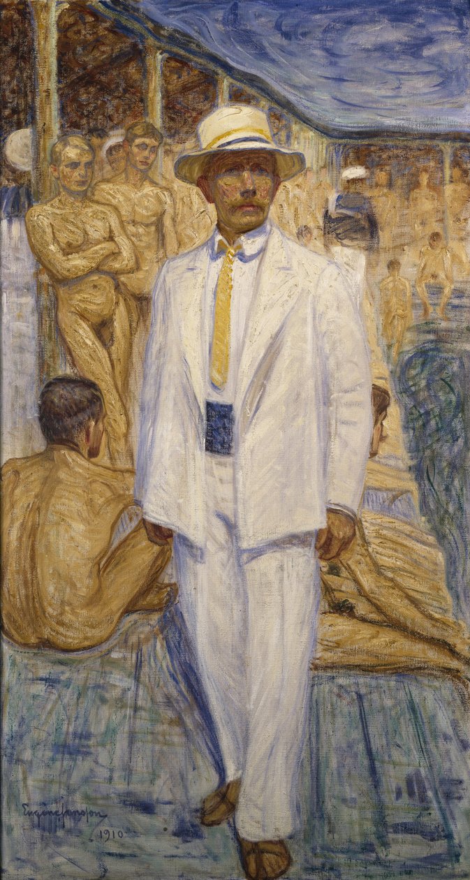 Selvportrett av Eugène Jansson