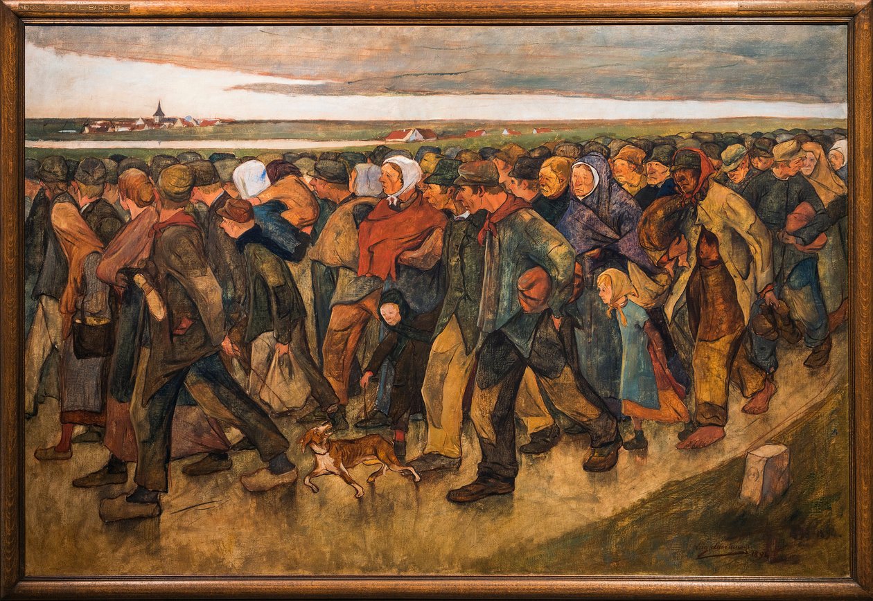 Emigrantene, av Eugene Laermans (1864-1940) av Eugene Laermans